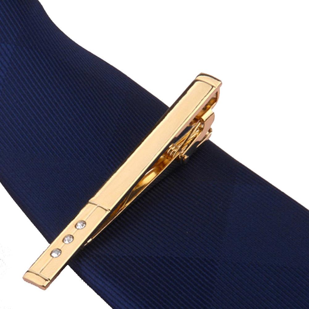 Men Metal Alloy Tie Clip Clamp Necktie Bar Clasp Tie Bar Clip Men's Tie Bar Necktie Bar Men's Tie Accessories Men’s Tie Clips Classic Gift Wedding Bridegroom Business Fashion Formal Gifts Stevvex