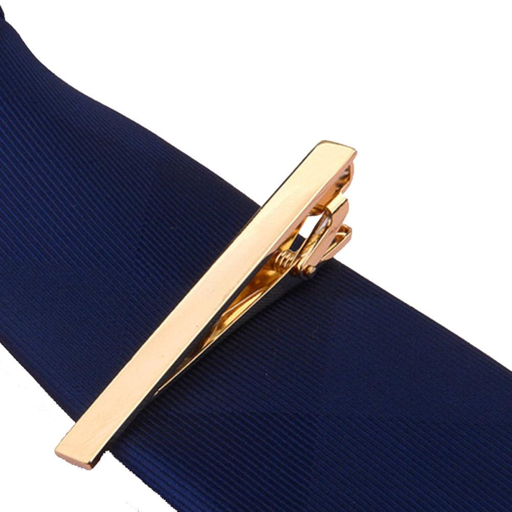 Men Metal Alloy Tie Clip Clamp Necktie Bar Clasp Tie Bar Clip Men's Tie Bar Necktie Bar Men's Tie Accessories Men’s Tie Clips Classic Gift Wedding Bridegroom Business Fashion Formal Gifts Stevvex