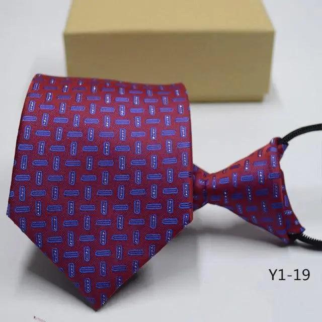 Men Modern Design Adjustable Band Patterned Necktie For Men Casual Dress Party Wedding Suit Bridegroom Necktie Stevvex