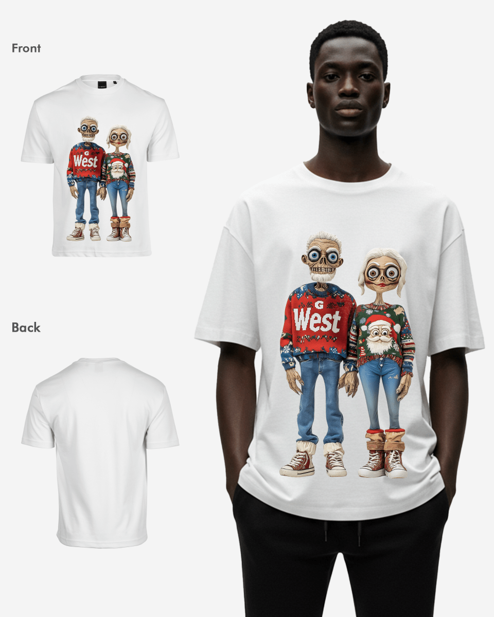 G West Merry Match Oversized T-Shirt Mens G West