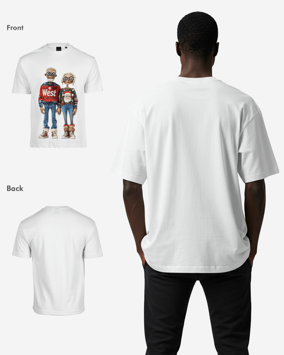 G West Merry Match Oversized T-Shirt Mens G West