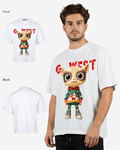 G West Mistletoe Mischief Oversized T-Shirt Mens G West