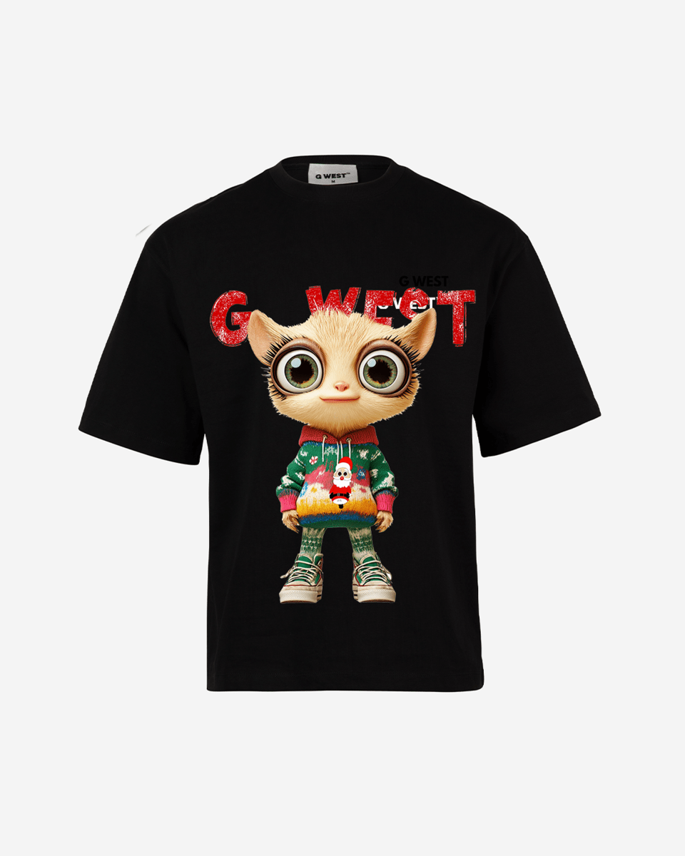 G West Mistletoe Mischief Oversized T-Shirt Mens G West