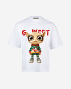 G West Mistletoe Mischief Oversized T-Shirt Mens G West