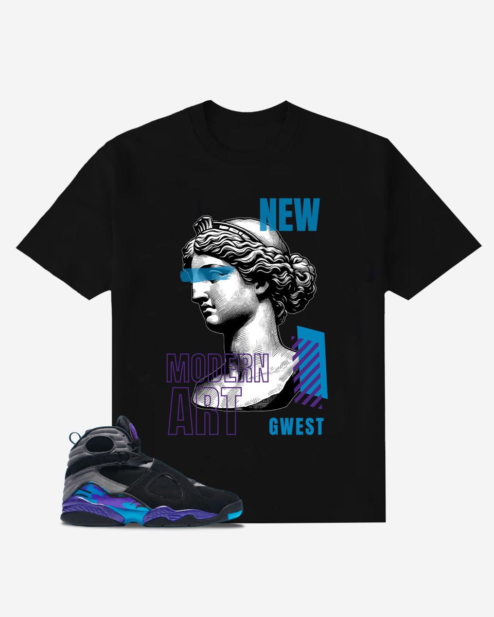 G West Modern Art Oversized T-Shirt Mens G West