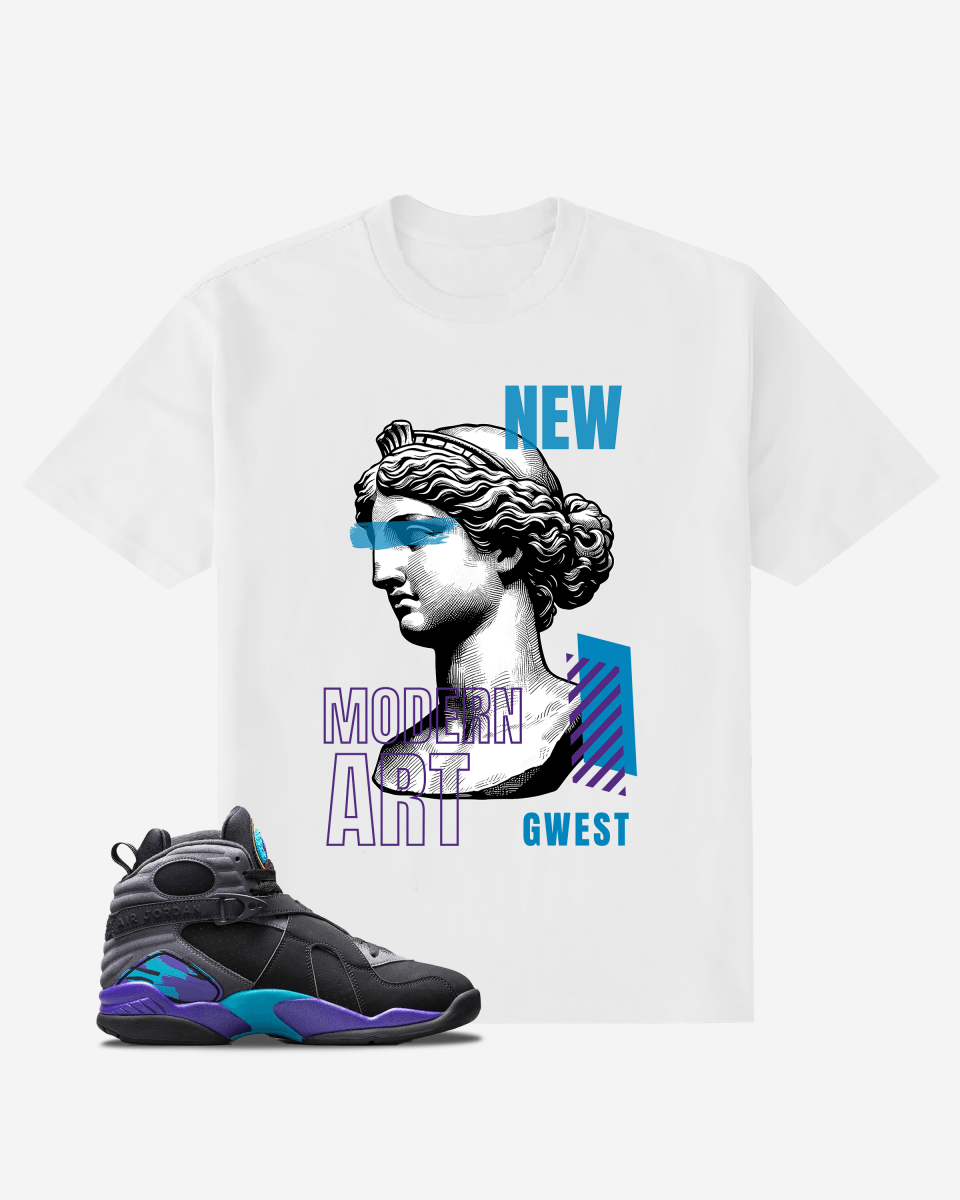 G West Modern Art Oversized T-Shirt Mens G West
