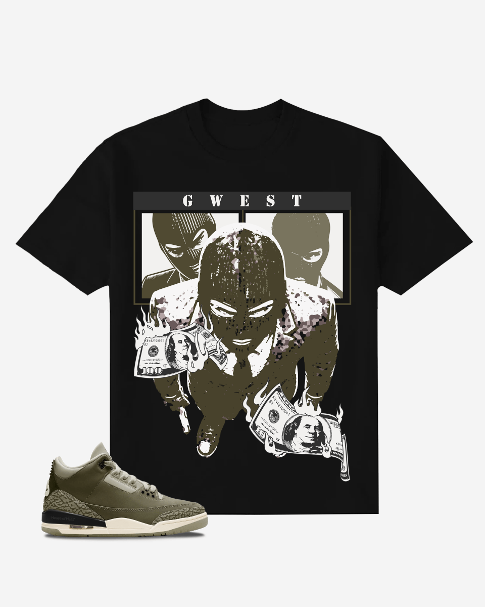 G West Money Heist Oversized T-Shirt Mens G West