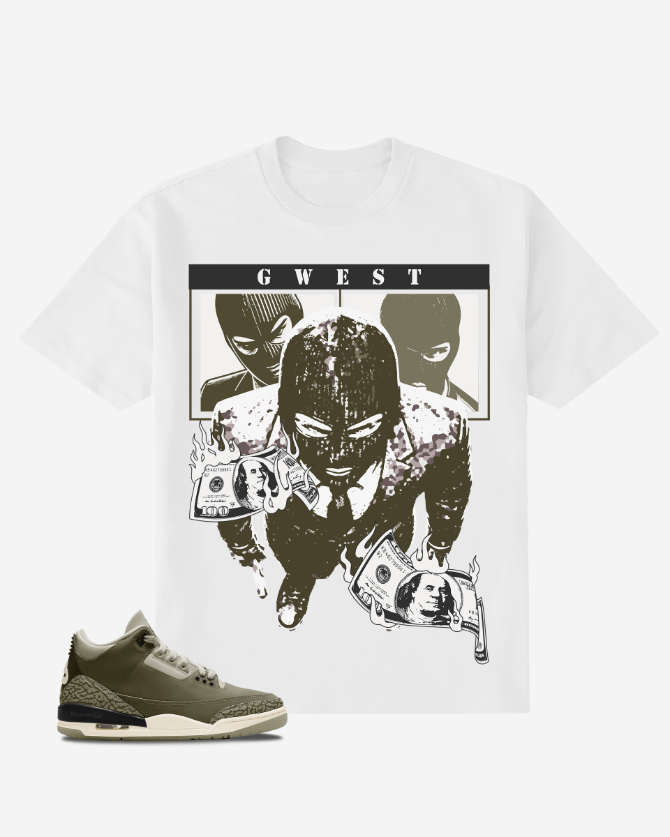 G West Money Heist Oversized T-Shirt Mens G West