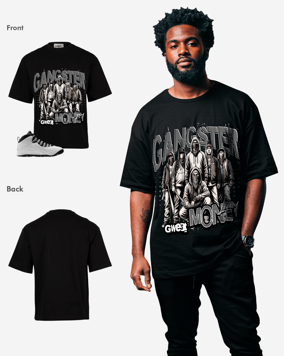 Camiseta Oversize para Hombre G West Money Legacy