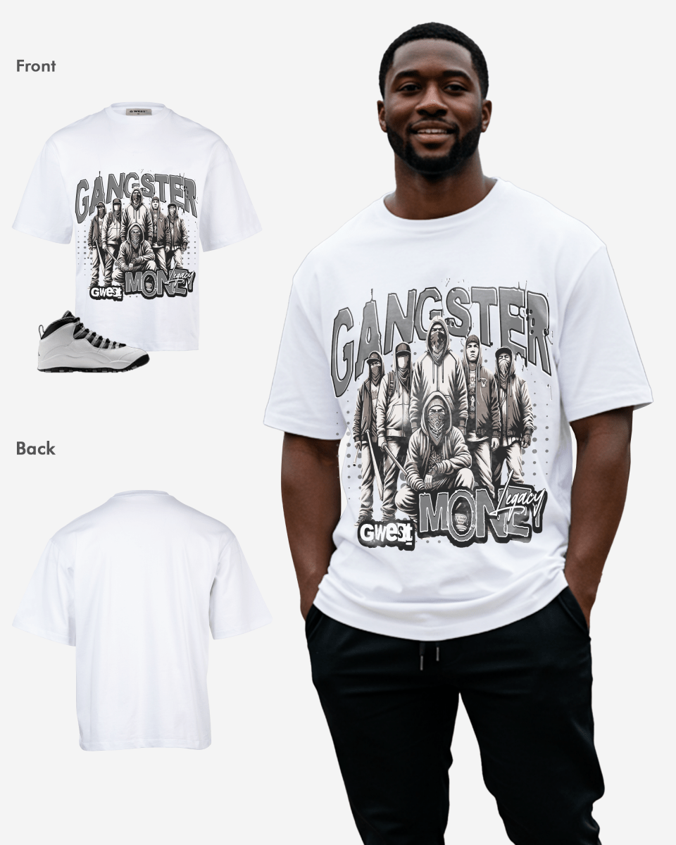 Camiseta Oversize para Hombre G West Money Legacy