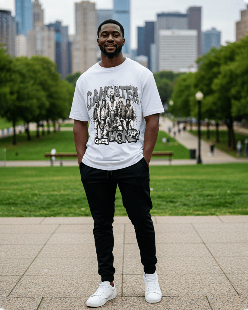 Camiseta Oversize para Hombre G West Money Legacy