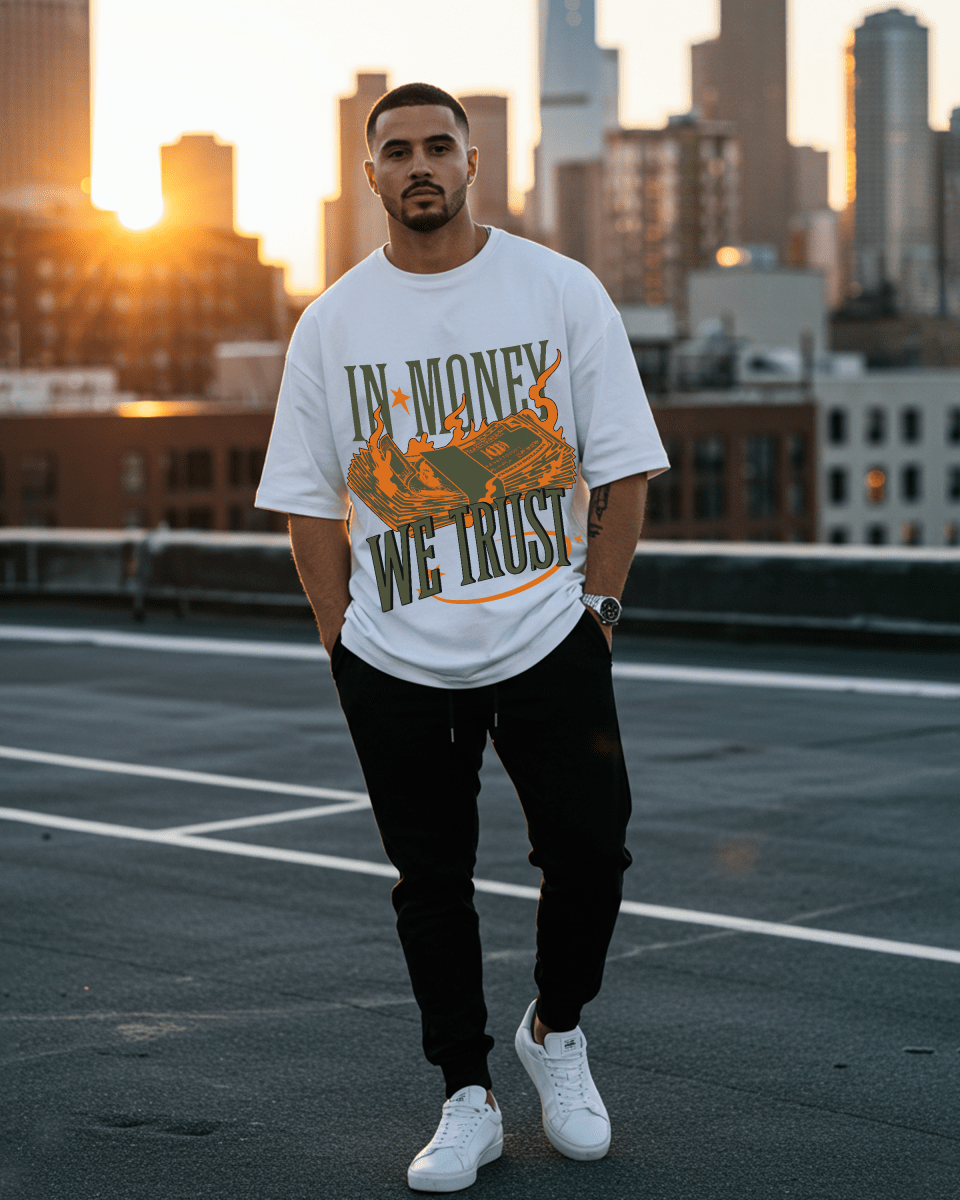 G West Money Camiseta Holgada Hombre