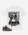 G West Money Talks Wealth Whisper Oversized T-Shirt Mens G West