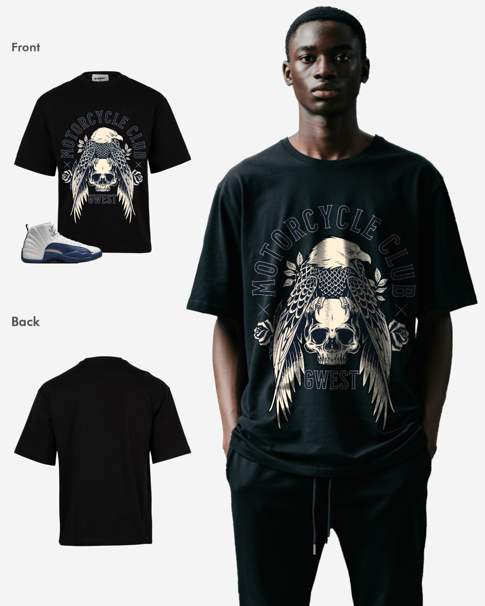 G West Motorcycle club Oversized T-Shirt Mens G West