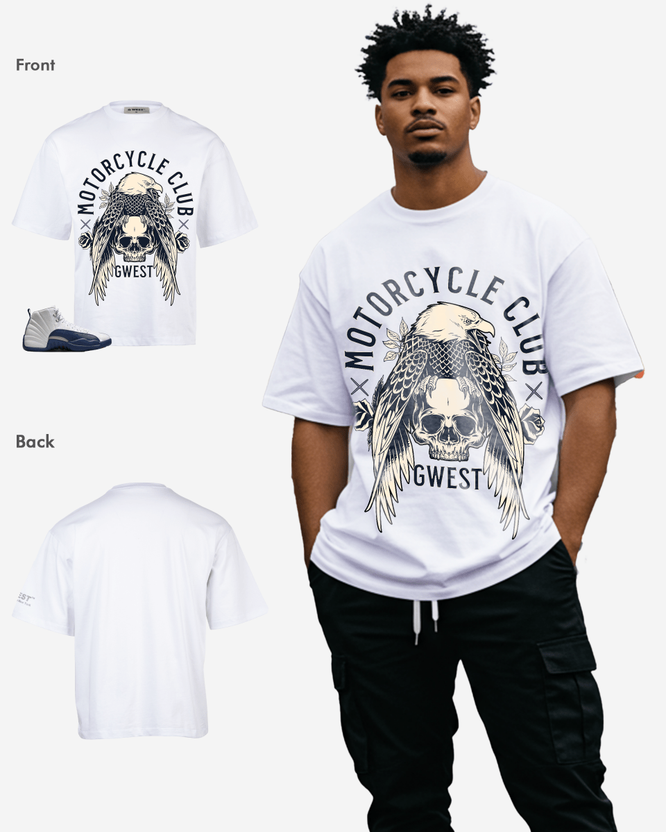 G West Motorcycle club Oversized T-Shirt Mens G West