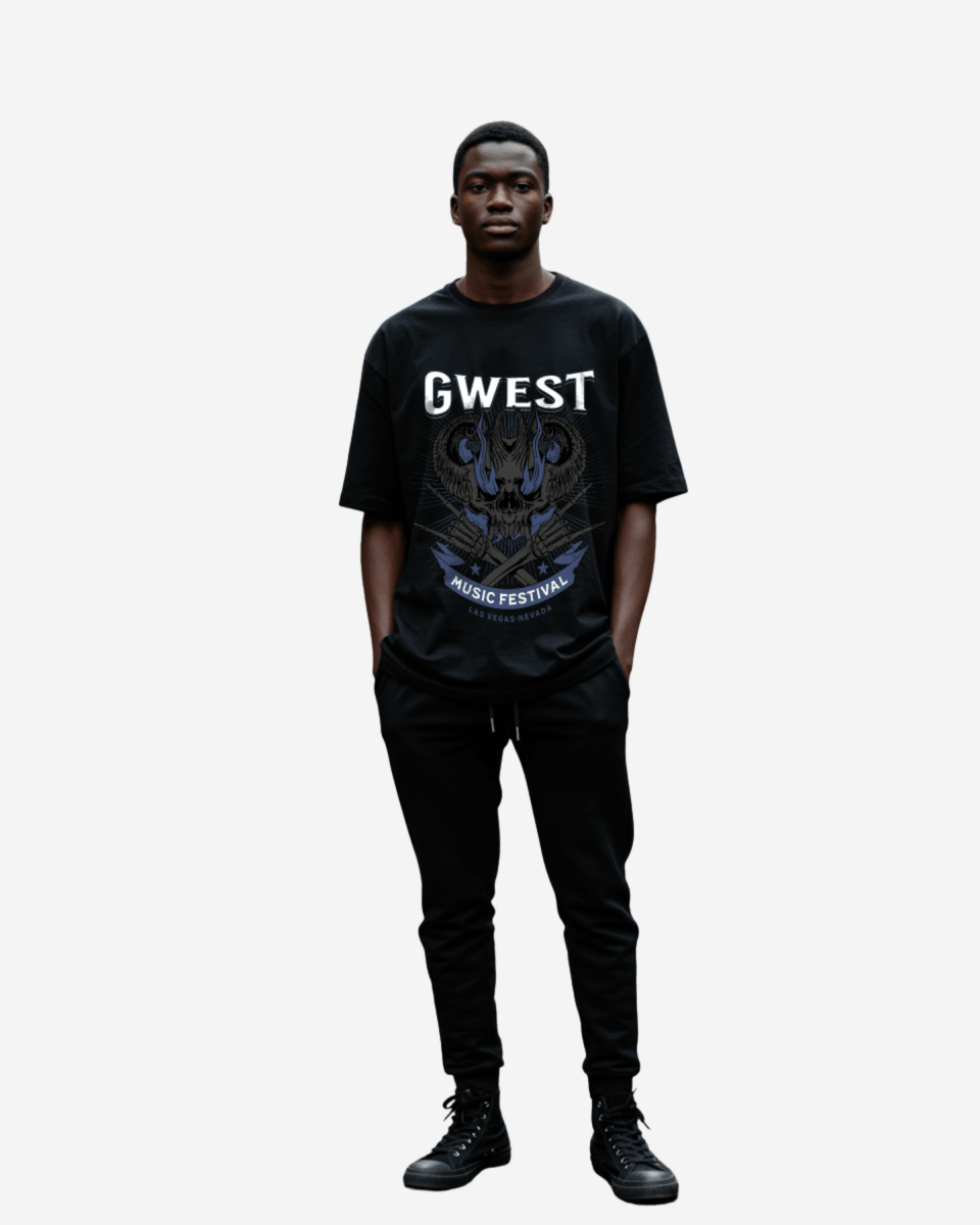 G West Music Festival Oversized T-Shirt Mens G West