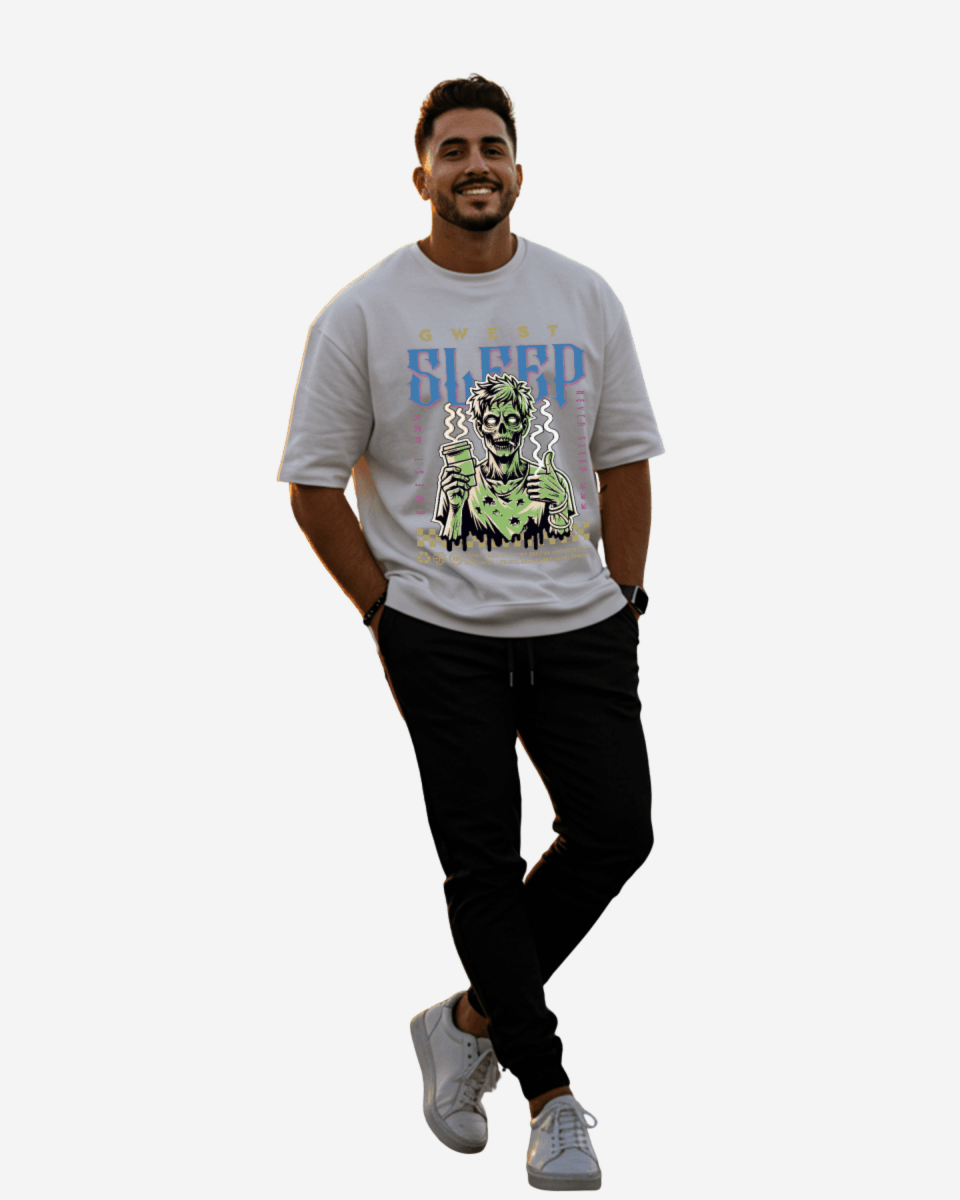 Camiseta extragrande G West Never Sleep para hombre