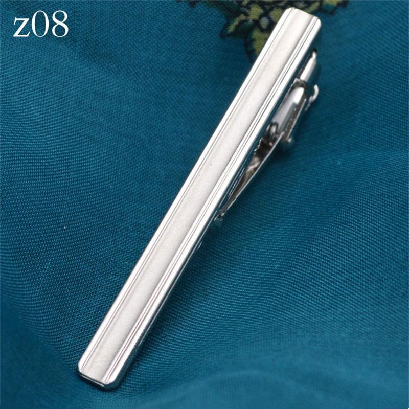 New Metal Silver Color Tie Clip For Men Wedding Necktie Tie Clasp Clip Tie Clips for Men Tie Bar Clip  Regular Ties Necktie Wedding Business Tie Pin Clips Gentleman Ties Bar Elegant Men's Accessories Stevvex