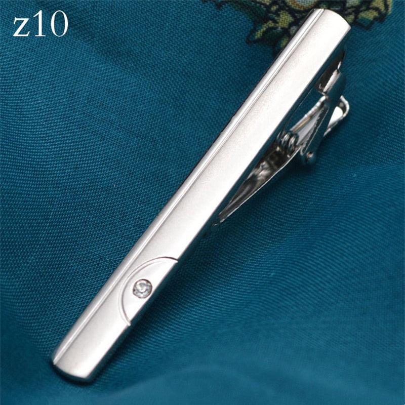 New Metal Silver Color Tie Clip For Men Wedding Necktie Tie Clasp Clip Tie Clips for Men Tie Bar Clip  Regular Ties Necktie Wedding Business Tie Pin Clips Gentleman Ties Bar Elegant Men's Accessories Stevvex