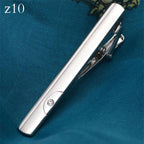New Metal Silver Color Tie Clip For Men Wedding Necktie Tie Clasp Clip Tie Clips for Men Tie Bar Clip  Regular Ties Necktie Wedding Business Tie Pin Clips Gentleman Ties Bar Elegant Men's Accessories Stevvex