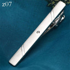 New Metal Silver Color Tie Clip For Men Wedding Necktie Tie Clasp Clip Tie Clips for Men Tie Bar Clip  Regular Ties Necktie Wedding Business Tie Pin Clips Gentleman Ties Bar Elegant Men's Accessories Stevvex