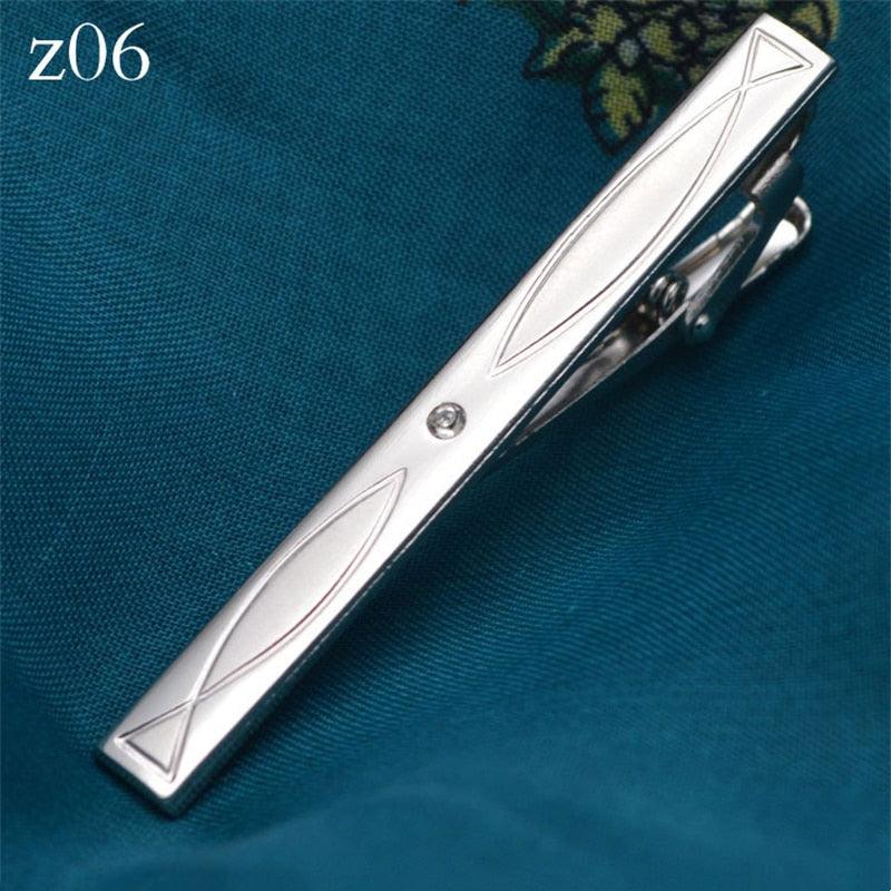 New Metal Silver Color Tie Clip For Men Wedding Necktie Tie Clasp Clip Tie Clips for Men Tie Bar Clip  Regular Ties Necktie Wedding Business Tie Pin Clips Gentleman Ties Bar Elegant Men's Accessories Stevvex