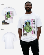 G WEST No City Zen Streetwear Oversized T-Shirt Mens
