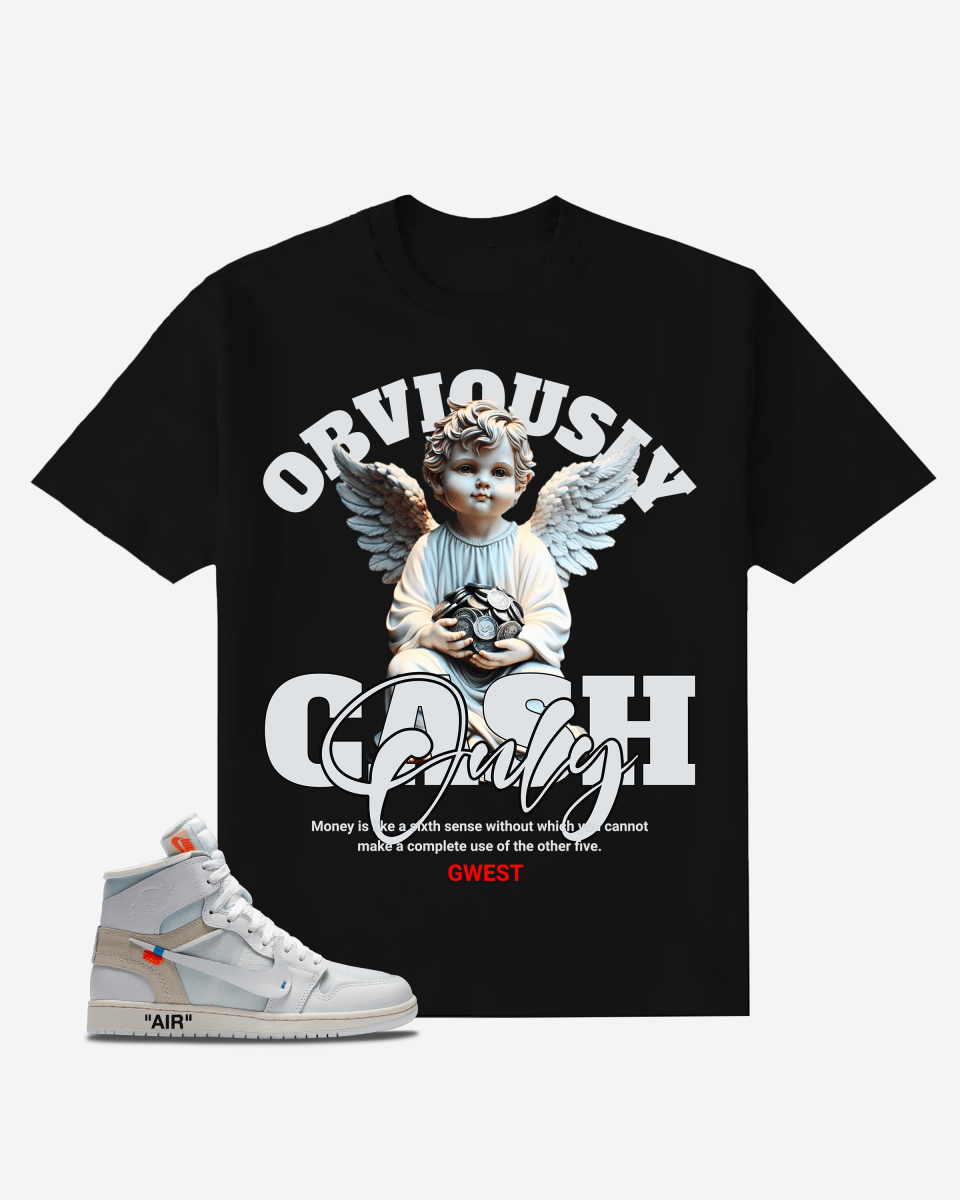 G West Obviously Cash Only Oversized T-Shirt Mens G West