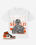 G West Ornate shield Oversized T-Shirt Mens G West