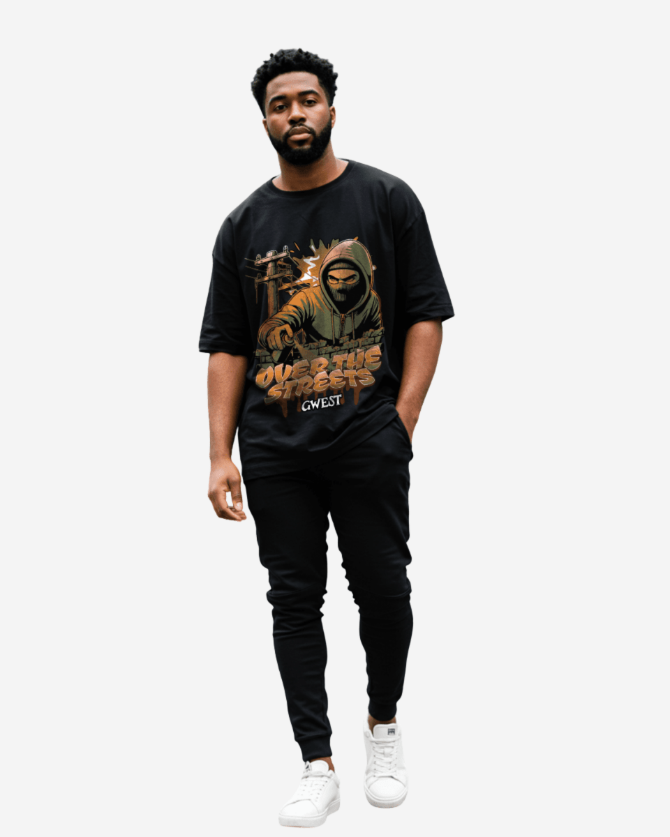 Camiseta extragrande para hombre G West Over The Streets