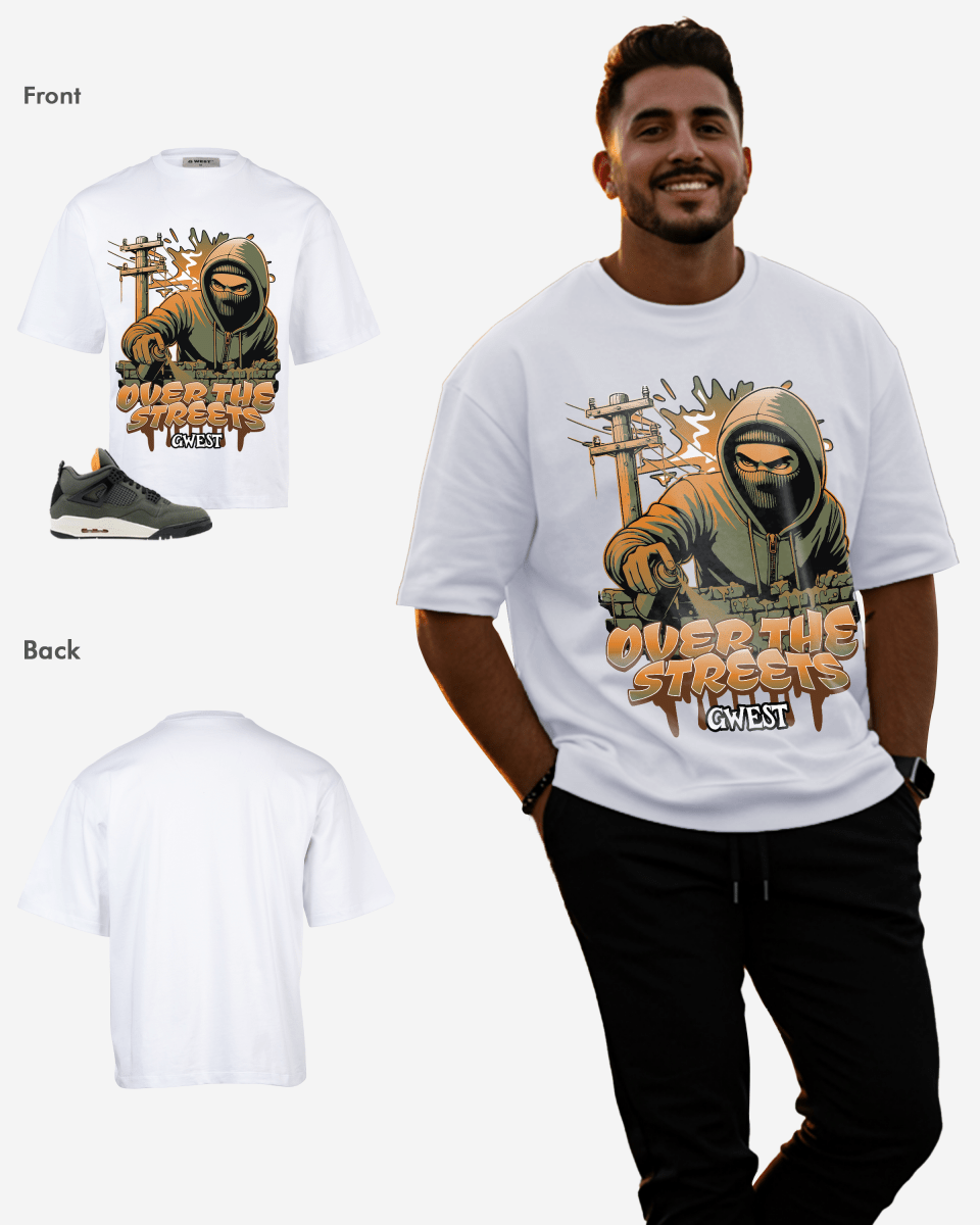 Camiseta extragrande para hombre G West Over The Streets