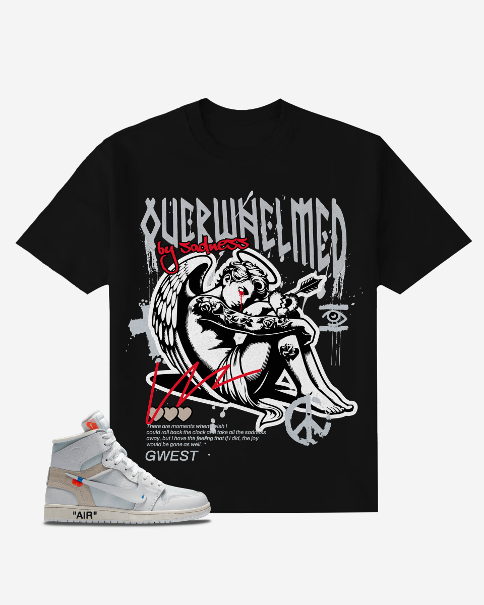 G West Overwhelmed by Sadness Oversized  T-Shirt Mens G West
