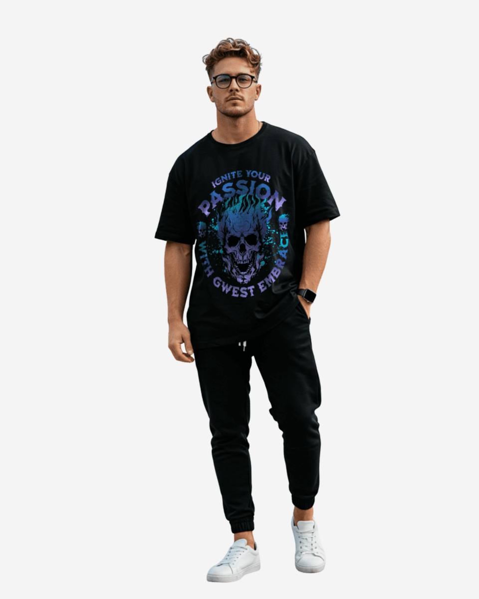 G West Camiseta Oversize Passion para Hombre
