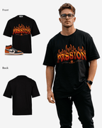 Camiseta extragrande para hombre G West Passion Power