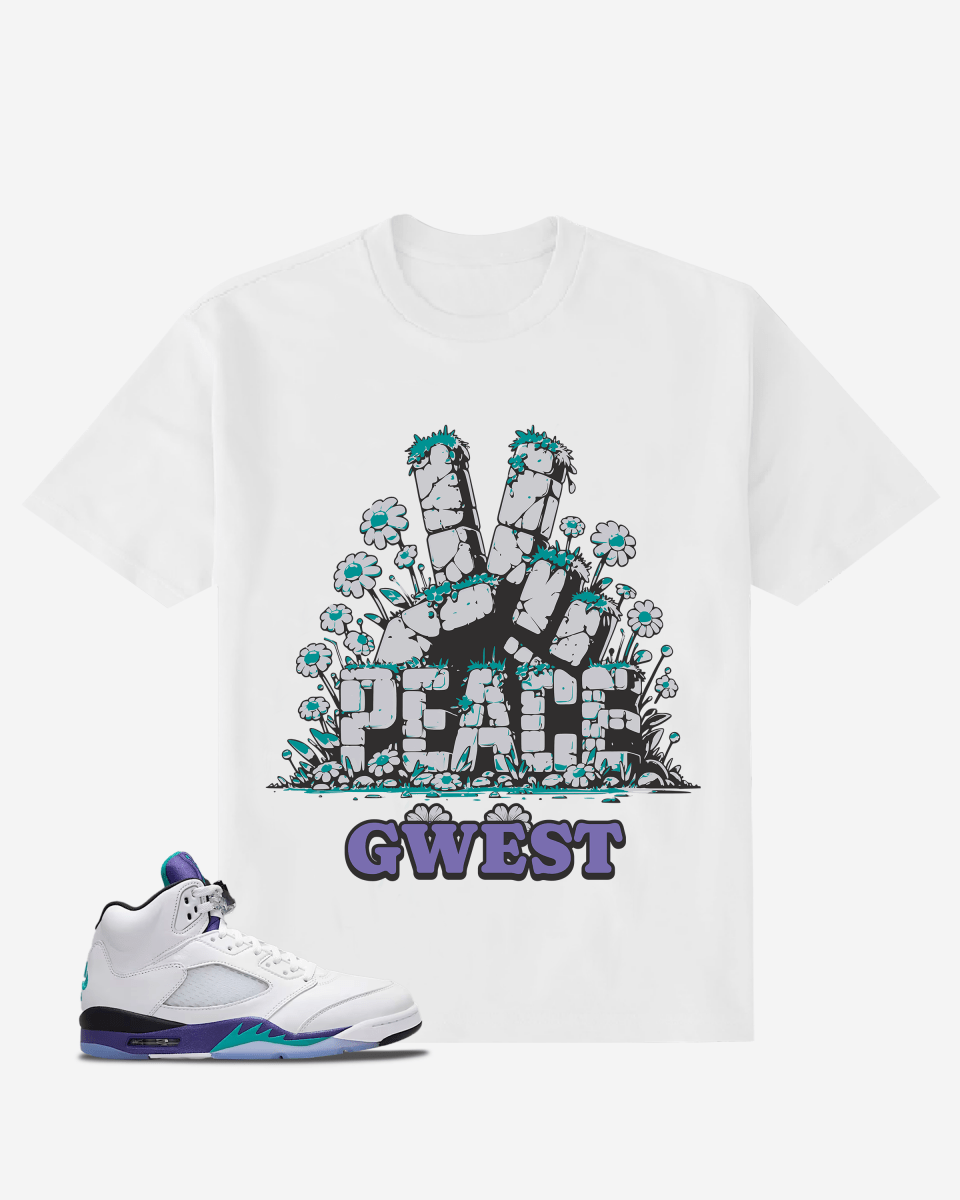 G West Peace No More Fight Oversized T-Shirt G West
