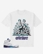 G West Peace No More Fight Oversized T-Shirt G West