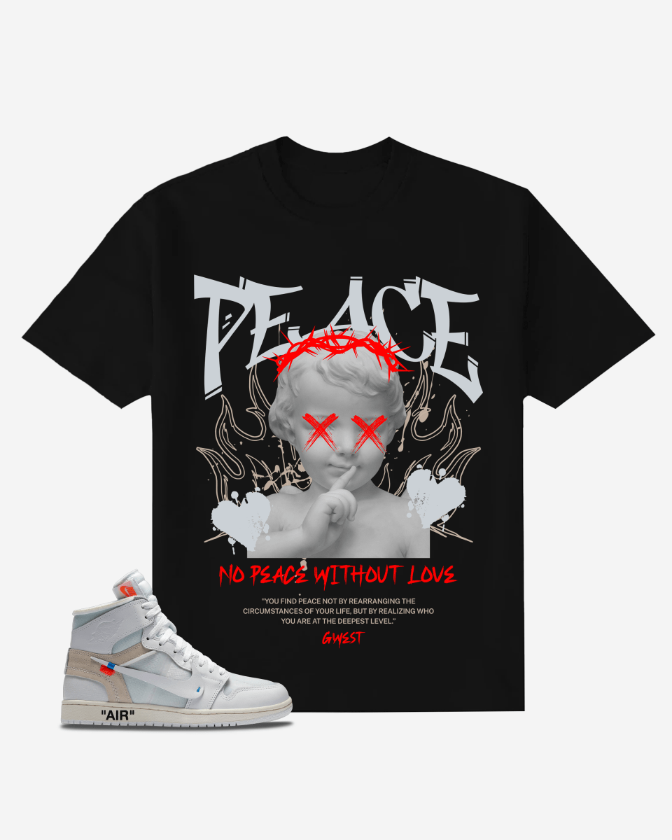 G West Peace Oversized  T-Shirt Mens G West
