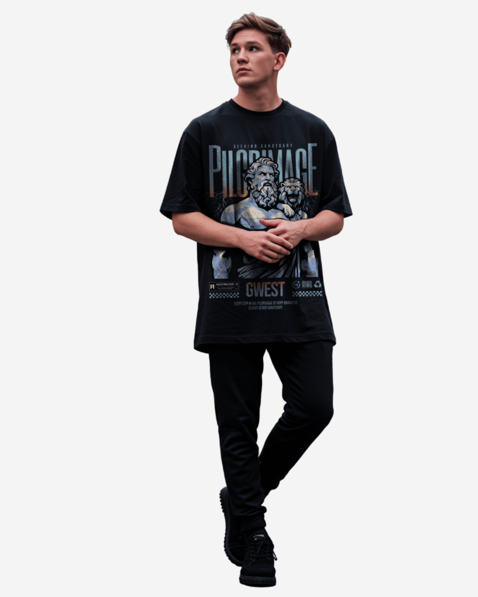 G West Pilgrimage Of Hope Oversized T-Shirt Mens G West