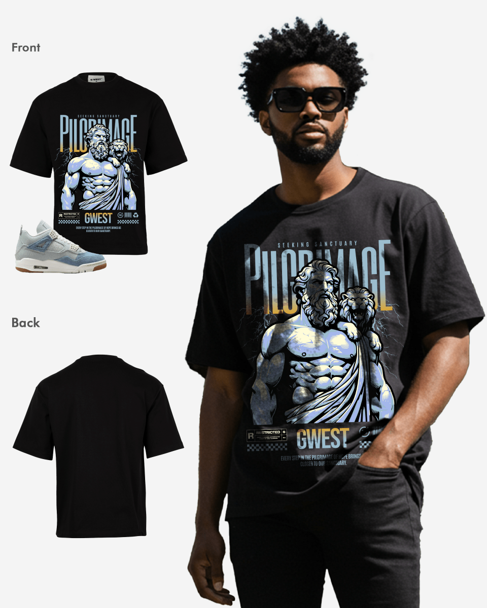 G West Pilgrimage Of Hope Oversized T-Shirt Mens G West