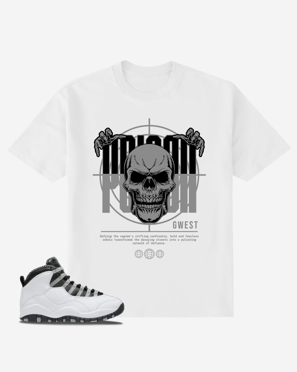 G West Poison Skull Oversized T-Shirt Mens G West