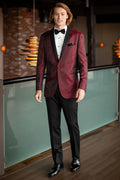 Apple Red Paisley Aries Tuxedo