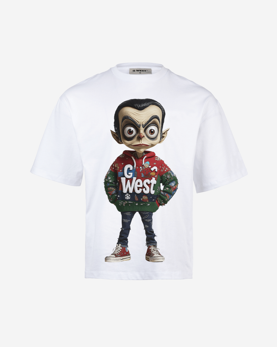 G West Quirky Claus Oversized T-Shirt Mens G West