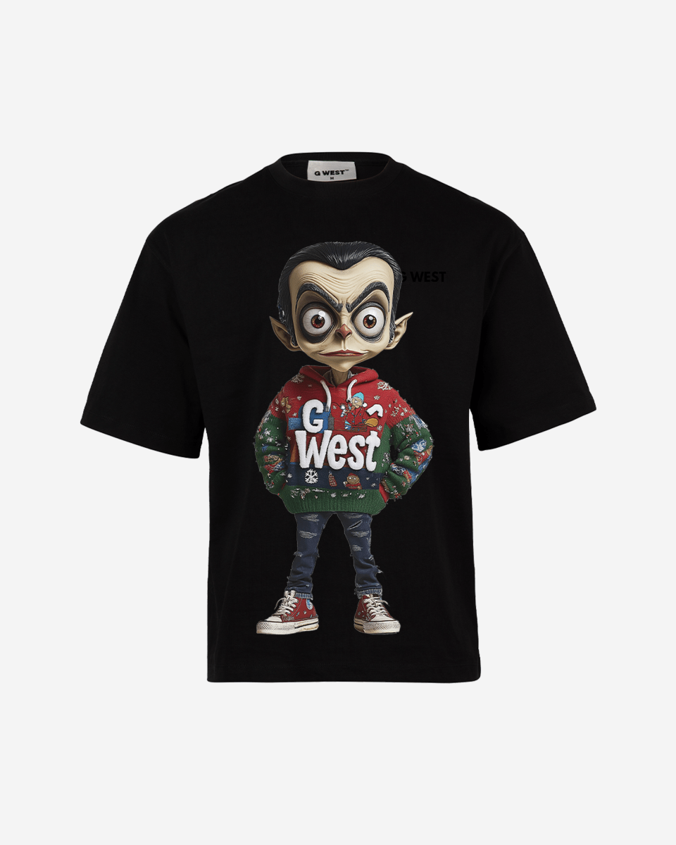 G West Quirky Claus Oversized T-Shirt Mens G West