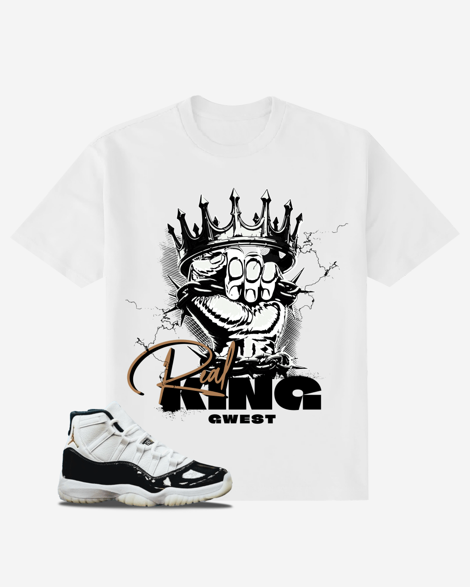 G West Real King Oversized T-Shirt Mens G West