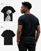 G West Mens Regular Fit Barcode Skeleton Front Graphic T Shirt : Gwpbast5053 - 3 Colors G West