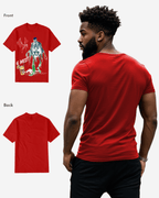 G West Mens Regular Fit Bat Buddy Front Graphic T Shirt G West