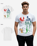 G West Mens Regular Fit Bat Buddy Front Graphic T Shirt G West