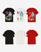 G West Mens Regular Fit Bat Buddy Front Graphic T Shirt G West