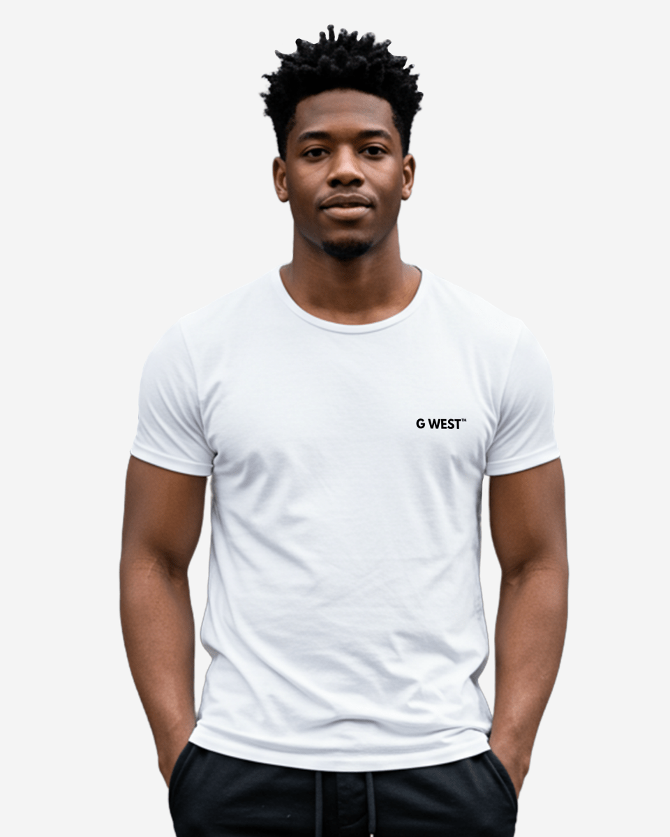 G West Regular Fit Black Samurai Front Graphic T Shirt : Gwpbast5056 - 3 Colors G West