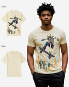 G West Mens Regular Fit Cactus Skate Front Graphic T Shirt G West